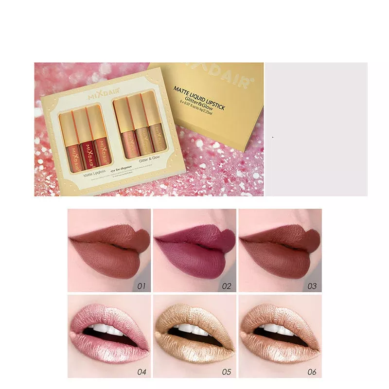 Velvet shine lip lacquer duo
