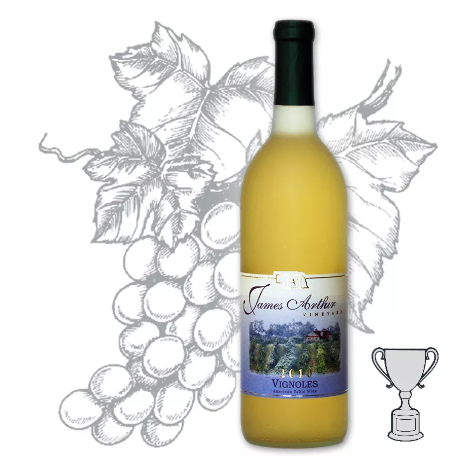 Vignoles Dry White Wine | James Arthur Vineyard