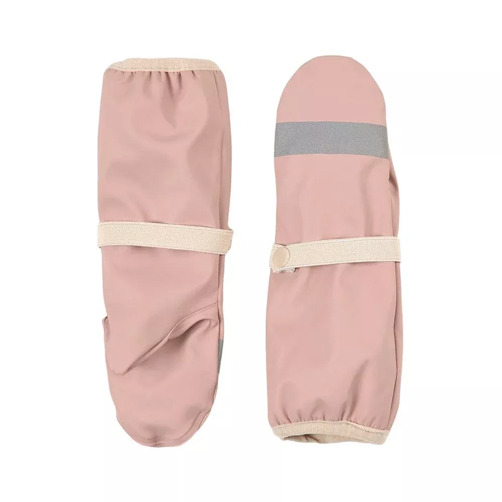 Vilnius Recycled Rain Mittens: Woody Rose