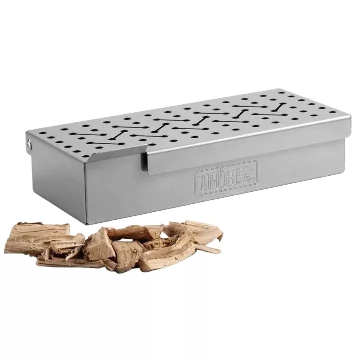 Weber Stainless Steel Pellet Smoker Box - 4.7" x 9.7"