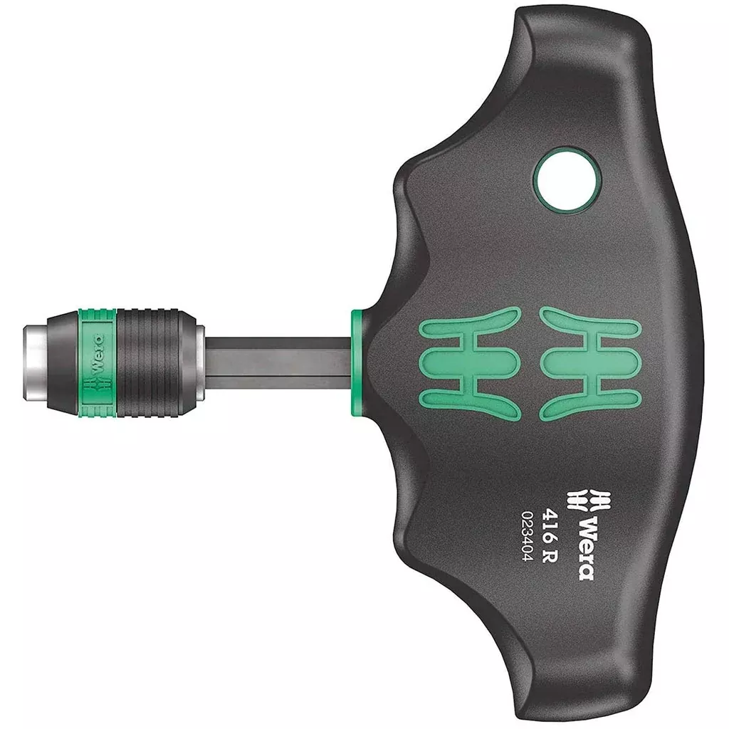 Wera T-handle 1/4" Bitholding Screwdriver - Rapidaptor