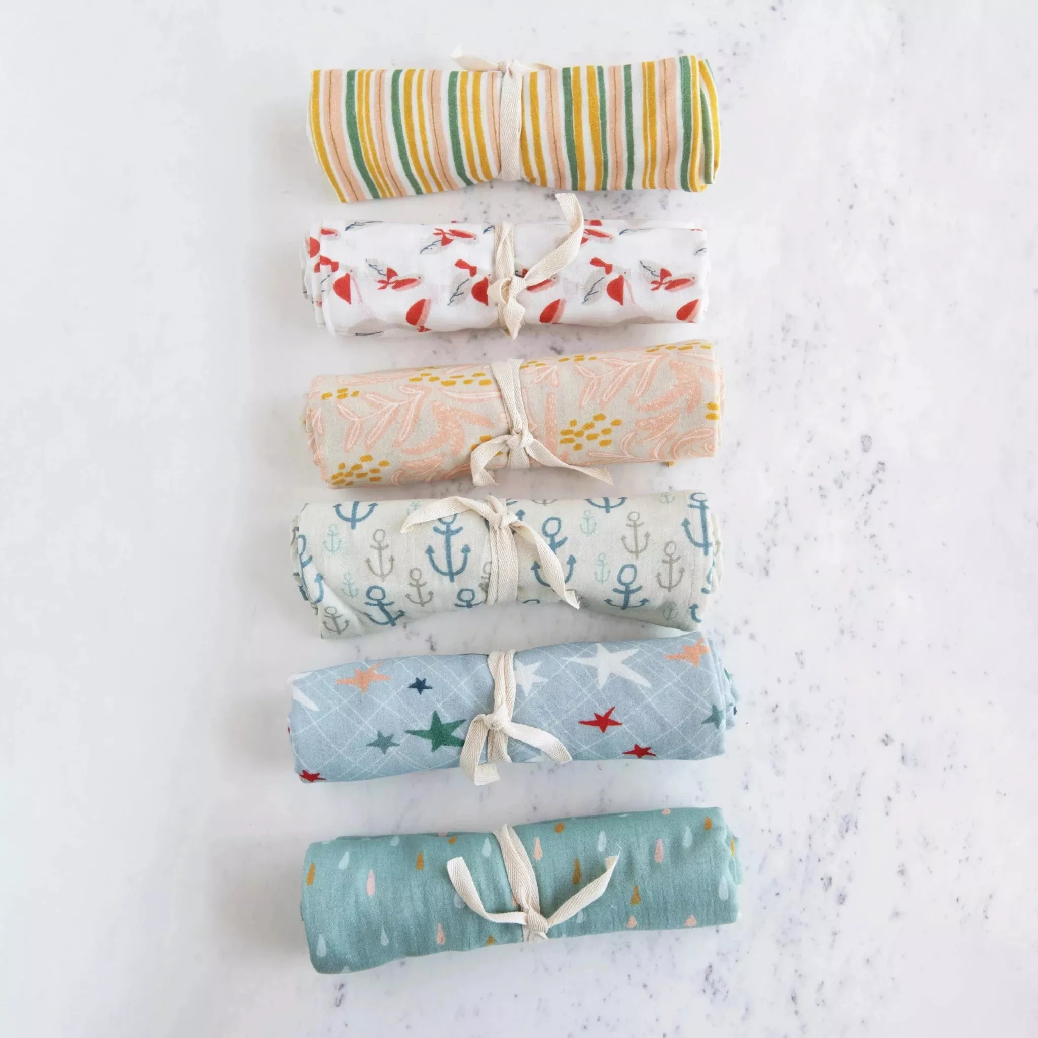 Whimsical Cotton Printed Swaddle