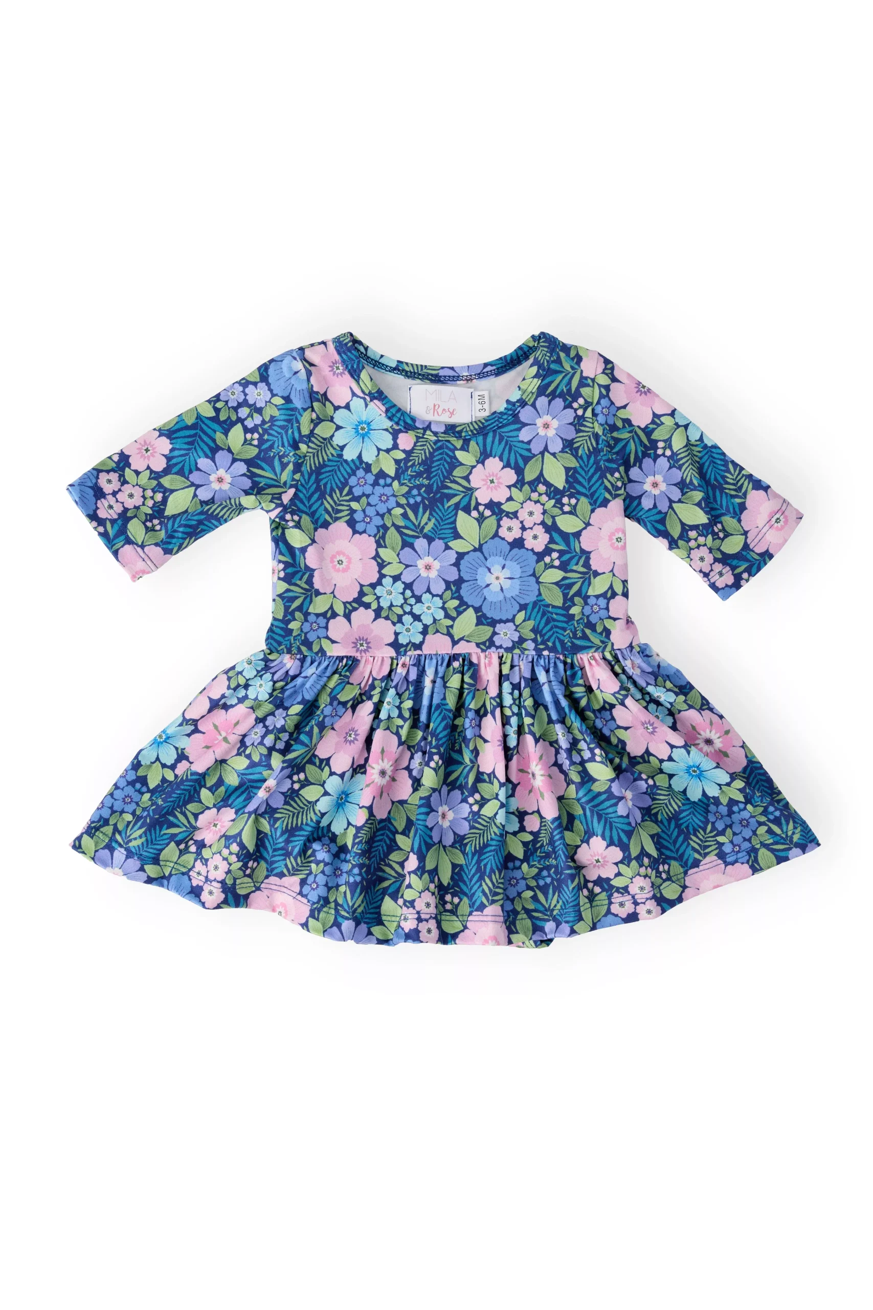 Whimsy 3 /4 Sleeve Twirl Bodysuit