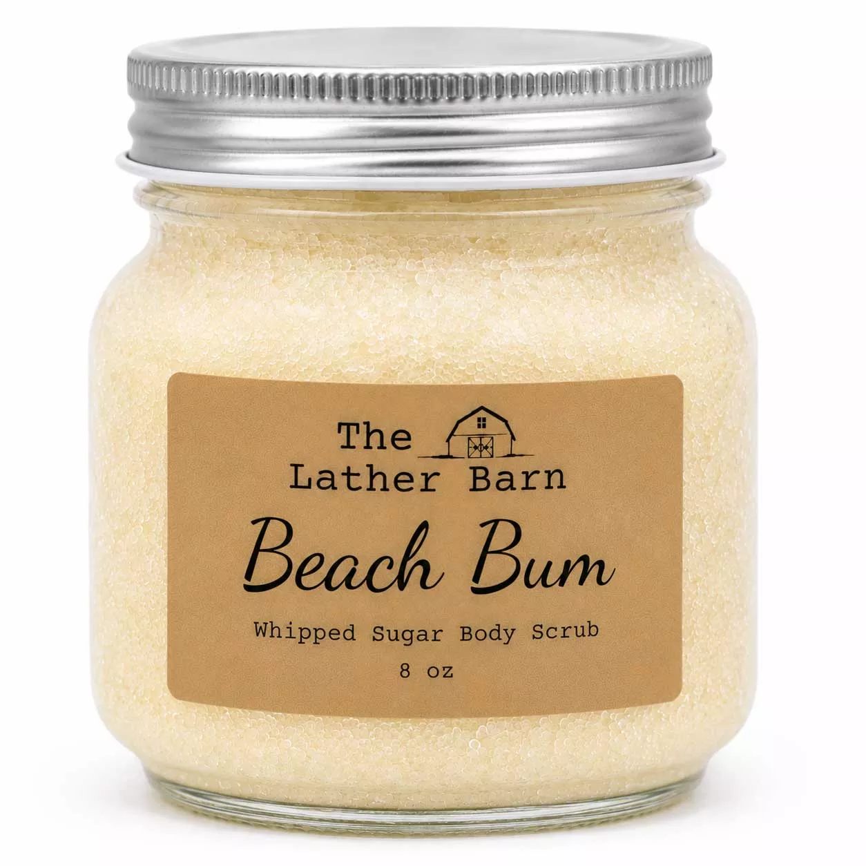 Whipped Sugar Body Scrub | Beach Bum | 8 oz | The Lather Barn
