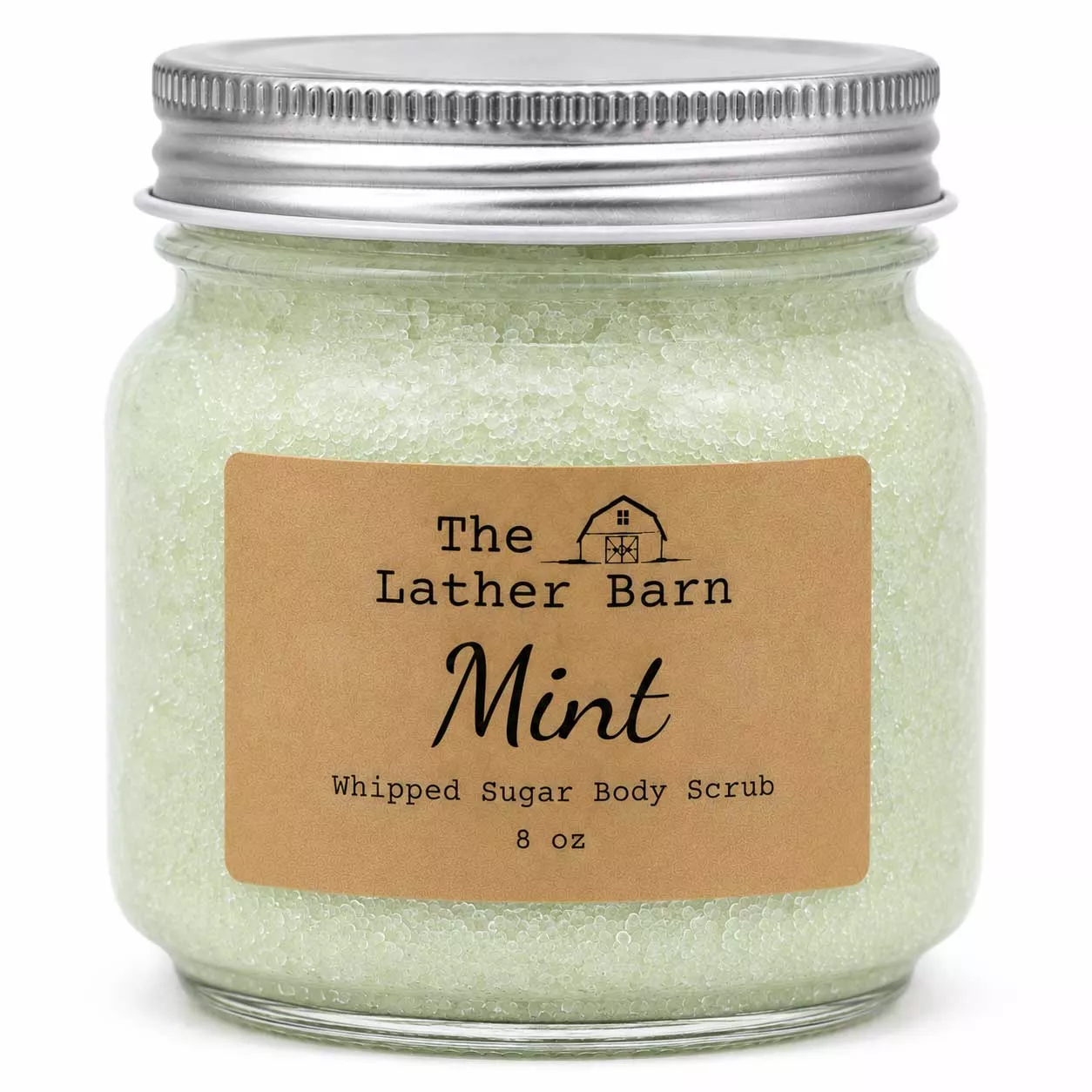Whipped Sugar Body Scrub | Mint | 8 oz | The Lather Barn