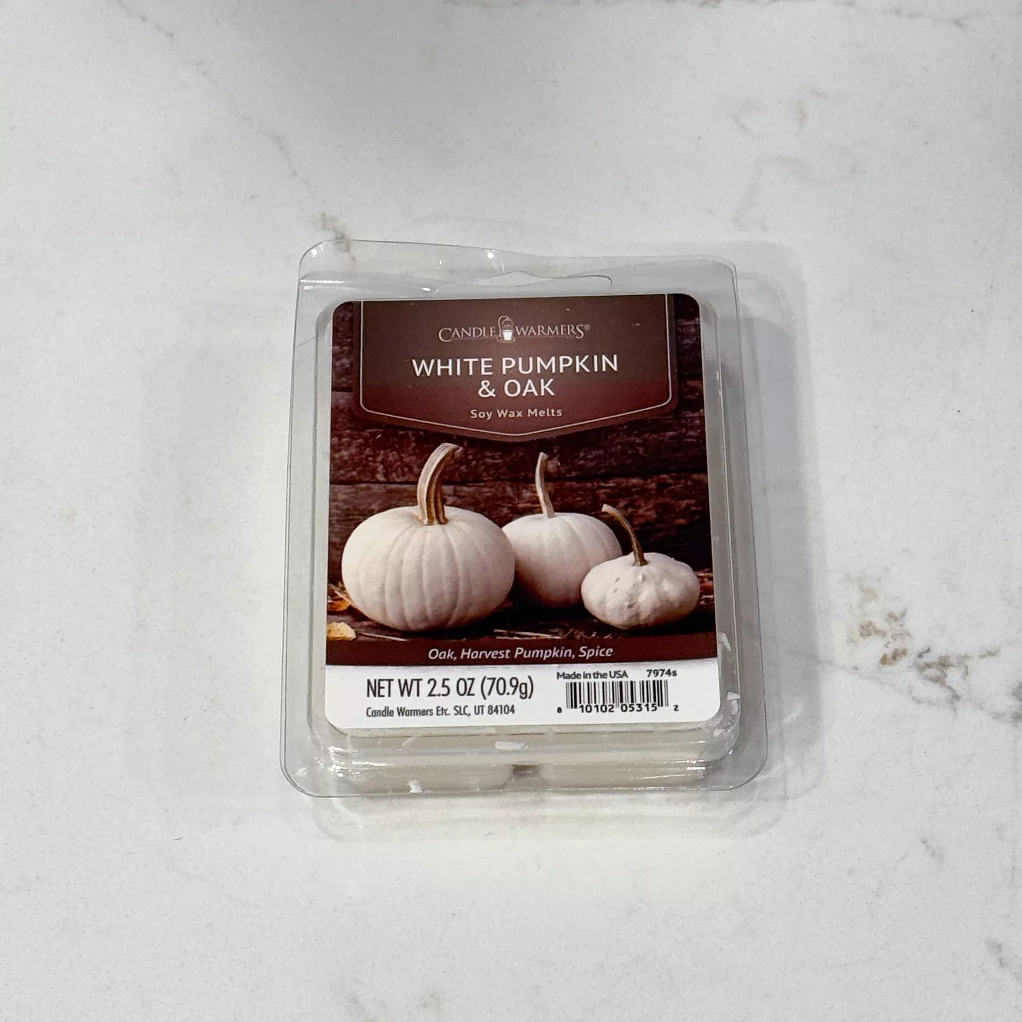White Pumpkin & Oak Classic Wax Melt