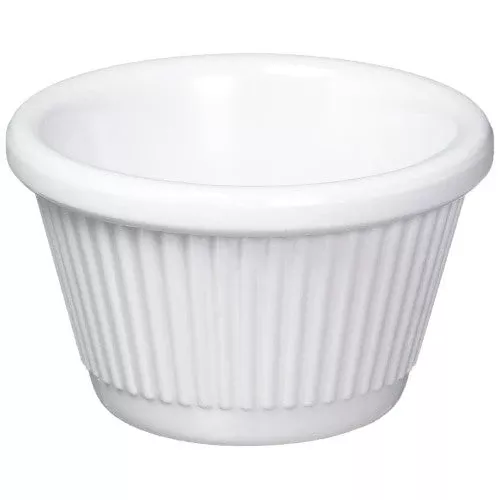 Winco 1.5Oz Fluted Ramekin White