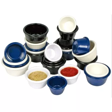 Winco Ramekin Fluted White 3 Ounce