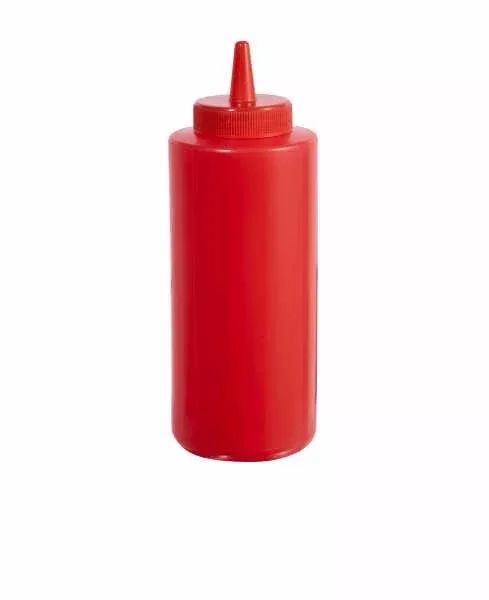Winco Squeeze Bottle 8 Ounce 6 Pack Red