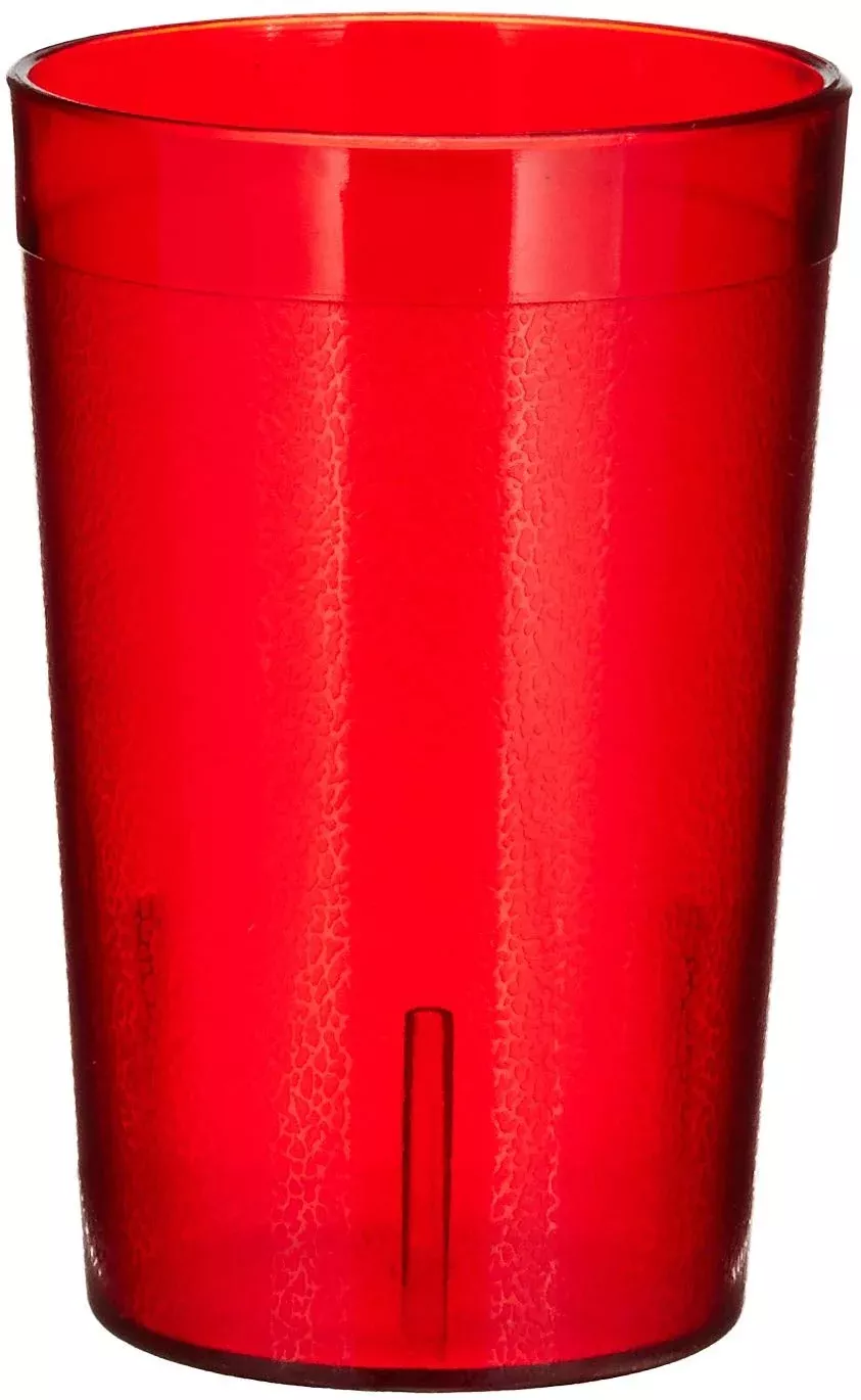 Winco Tumbler Red 8 Ounce