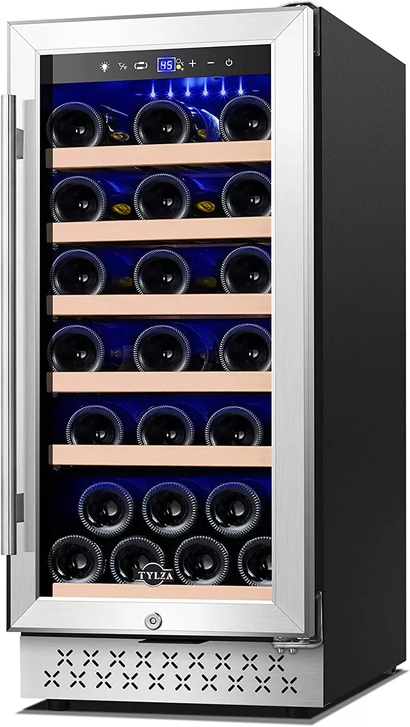 Wine and Beverage Refrigerators,Stainless Steel Quick Quiet Energy Saving Cooling System