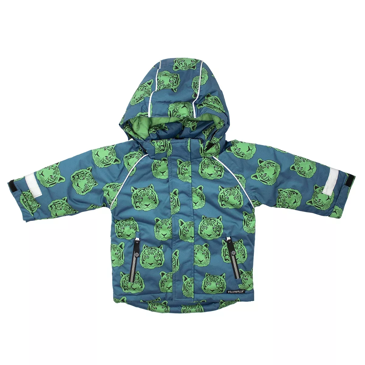 Winter Jacket: Tiger Dark Ocean