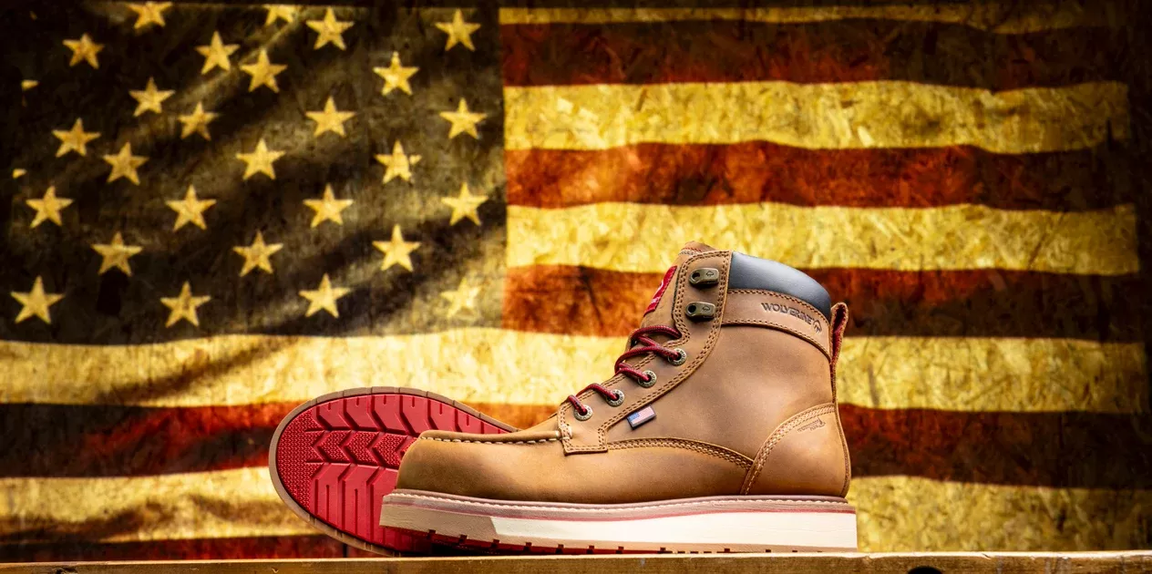 Wolverine LOADER USA DS Men's Waterproof Steel Shank Work Boots