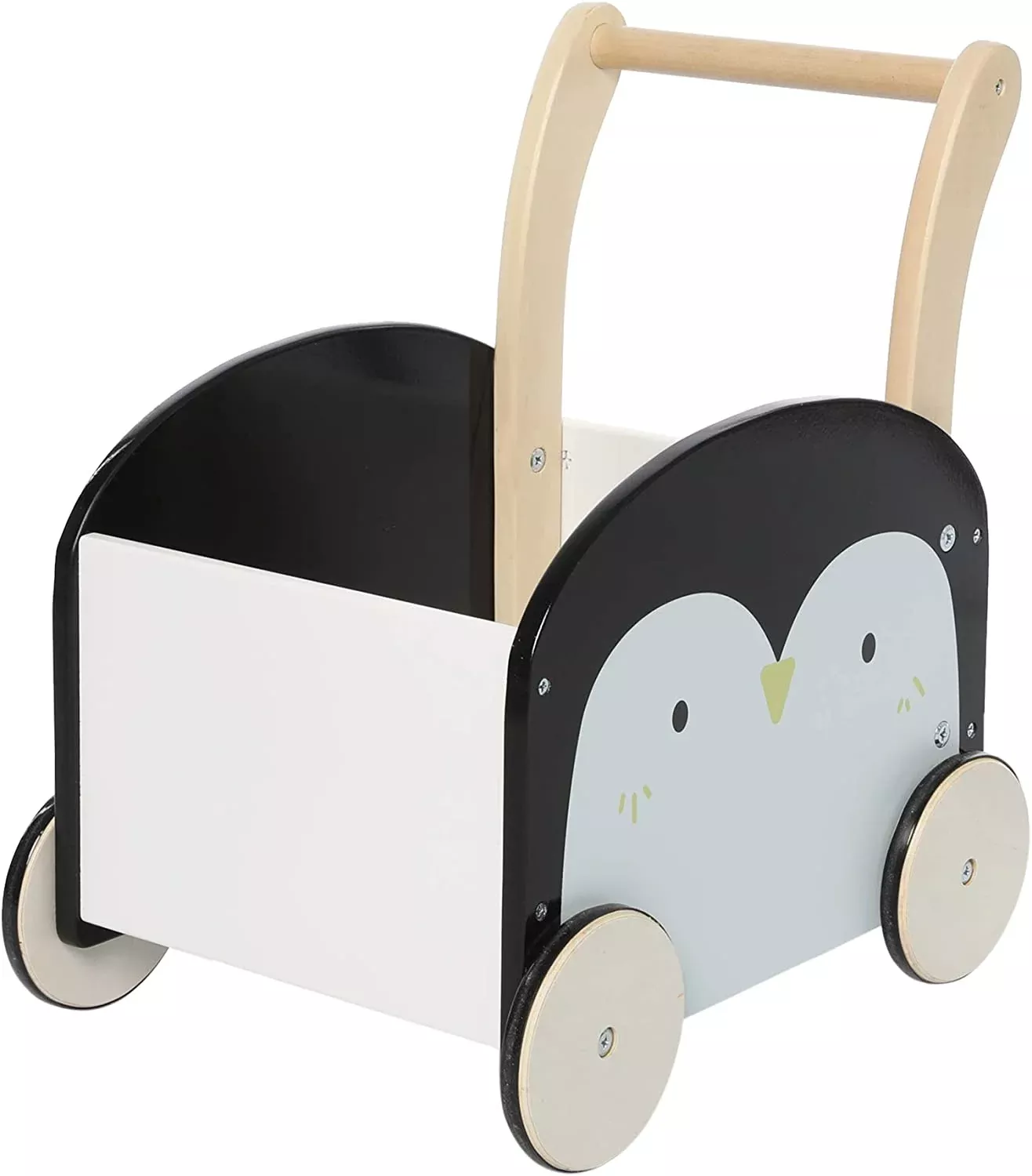 Wooden Push Learning Walker for Toddler