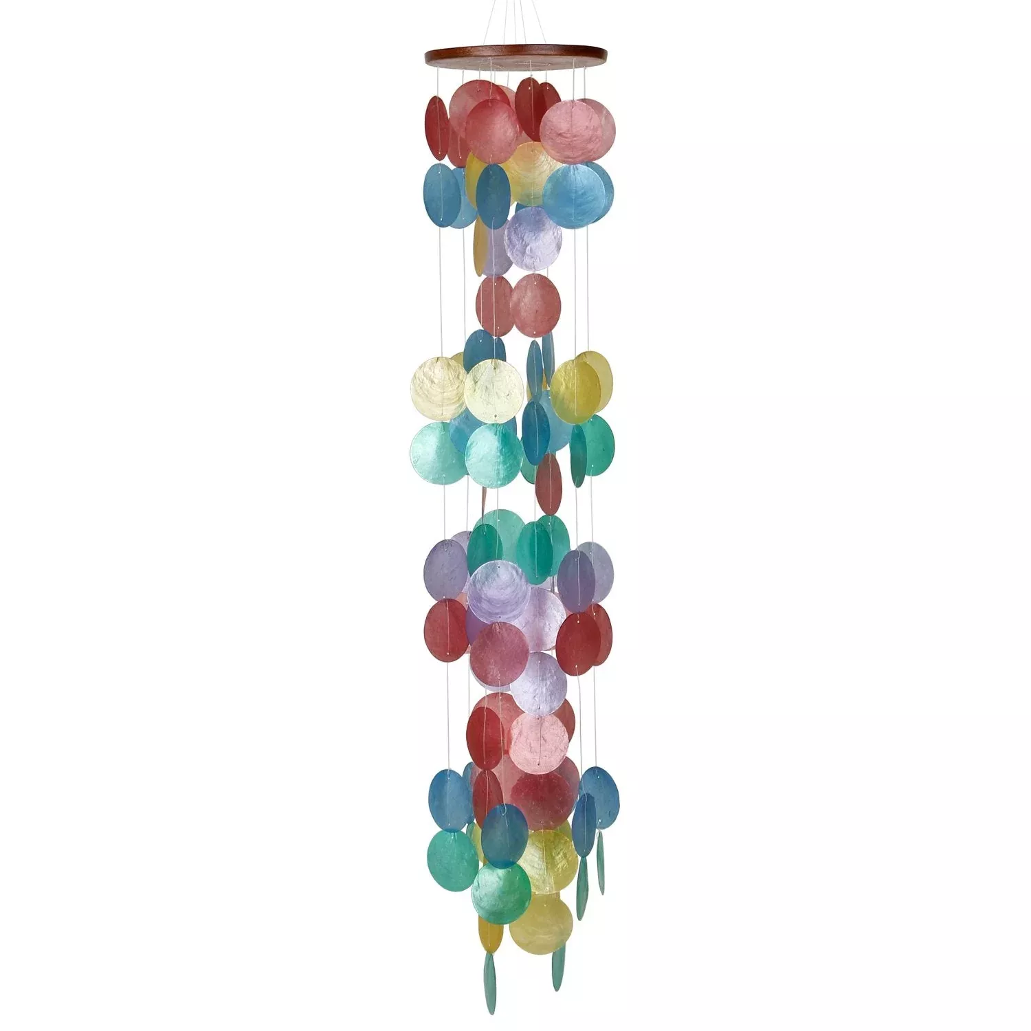 Woodstock Capiz Waterfall Windhimes - 40"