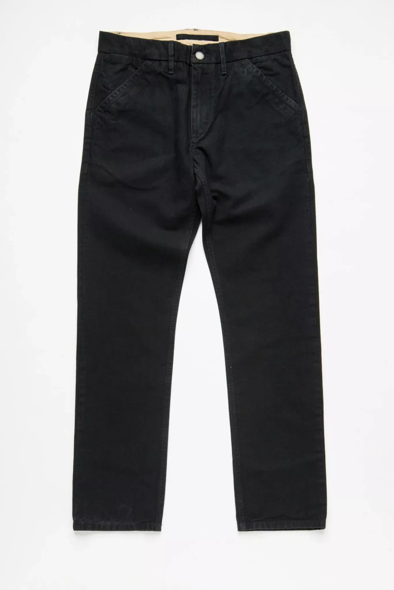 Workers Chino Slim Straight | Black | Freenote Cloth