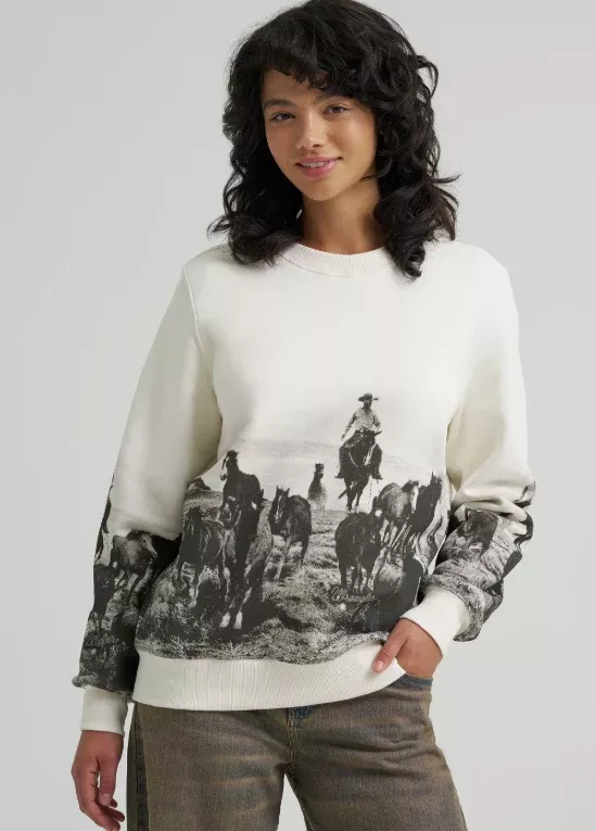 Wrangler Women's Crew Fleece Pullover
