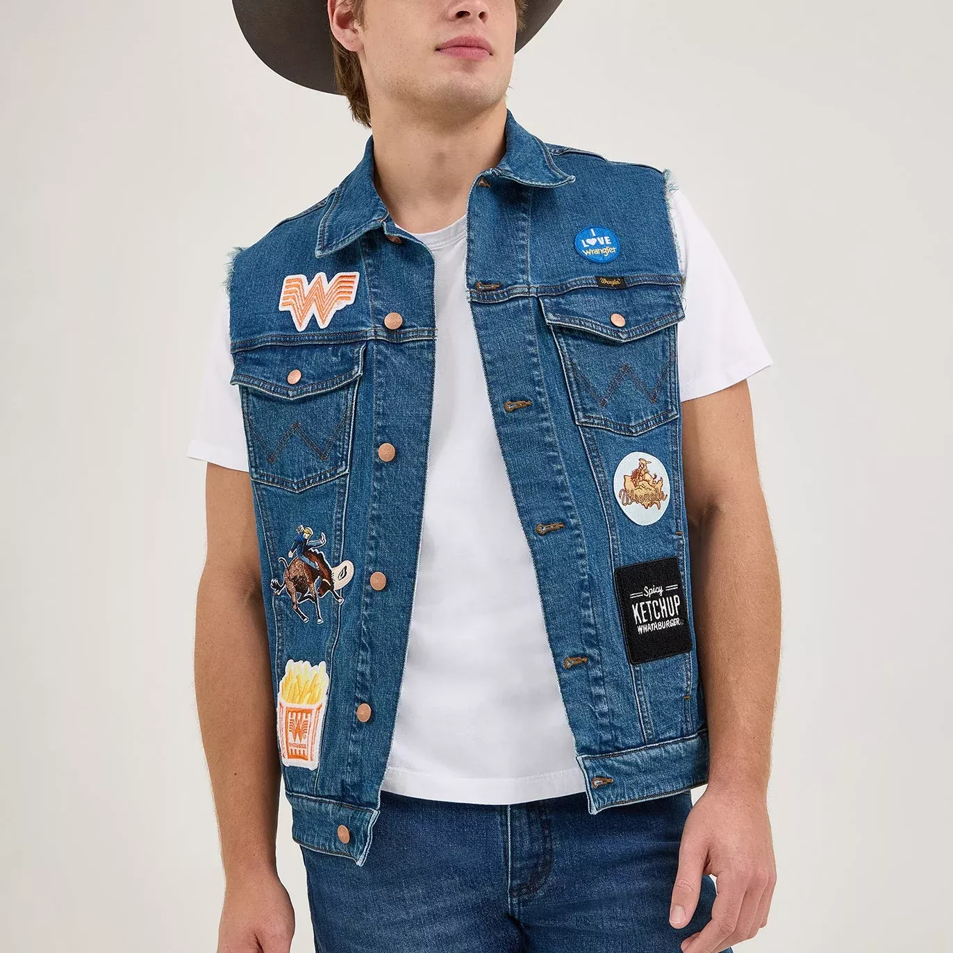 Wrangler x Whataburger Men's Cut-Off Vest
