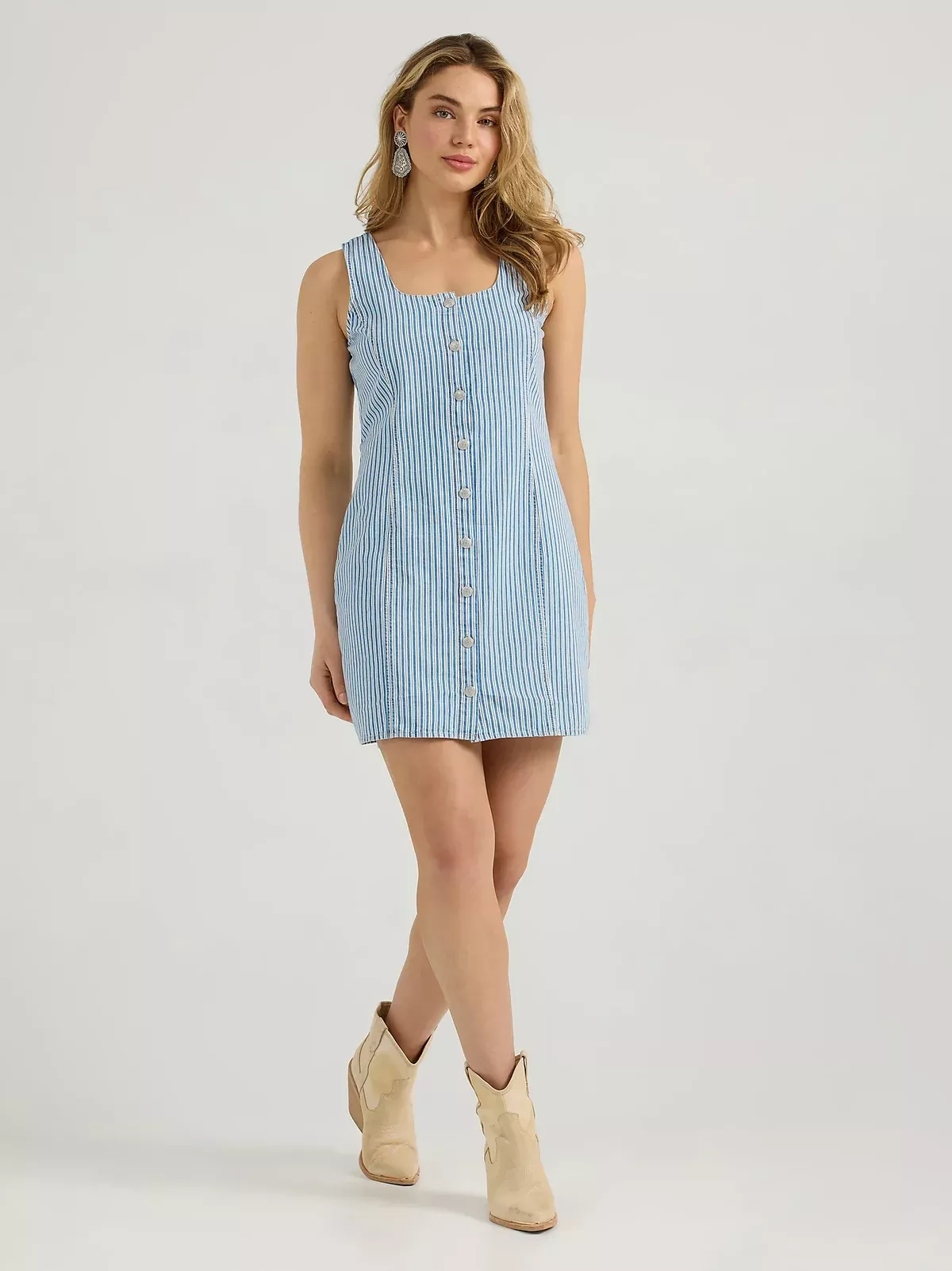 Wranlger Women's Western Button-Down Dress