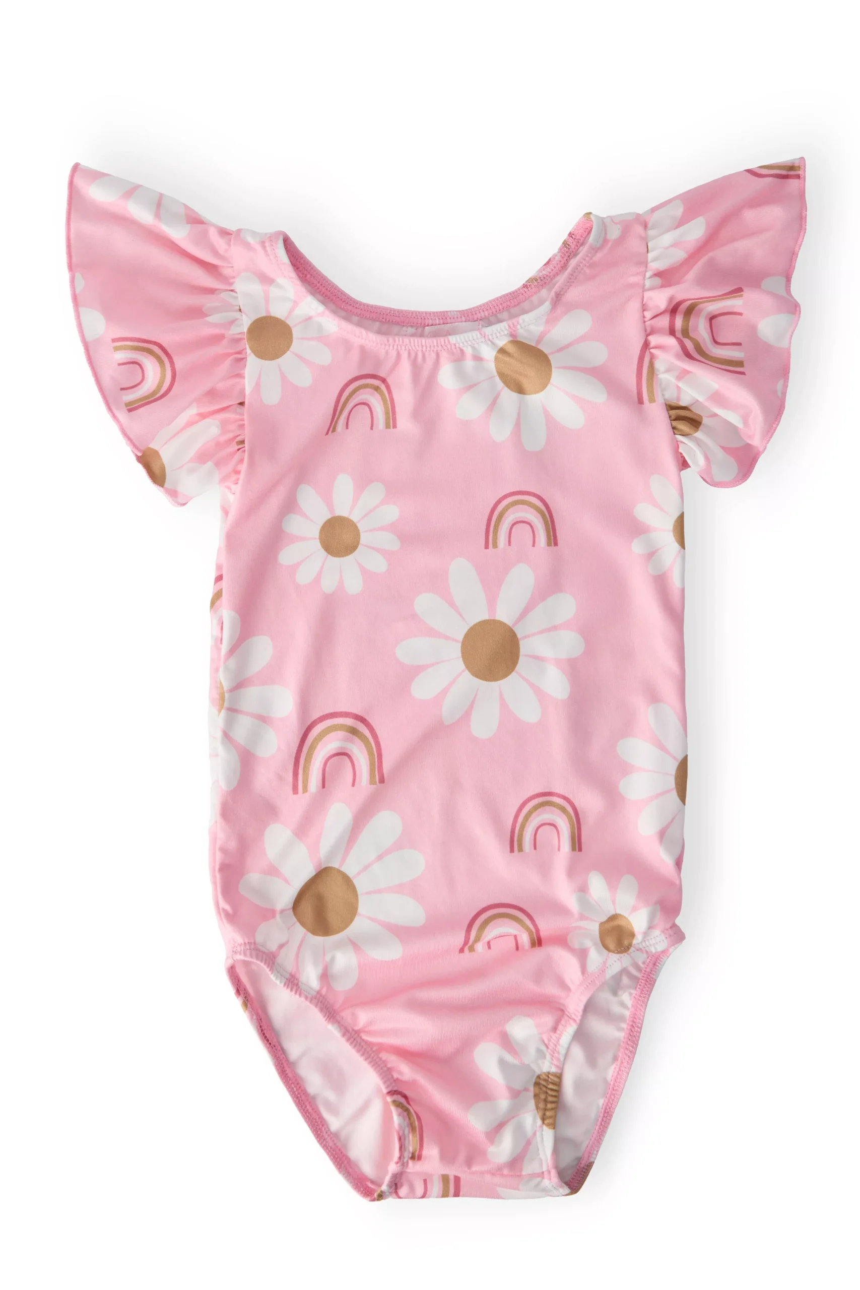 You are My Sunshine S /S Flutter Sleeve Leotard