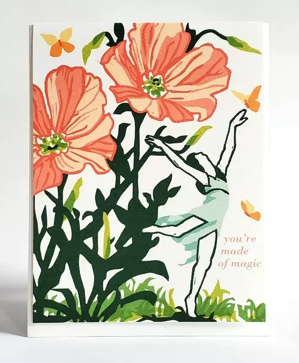 You're Made of Magic Greeting Card by Little Green