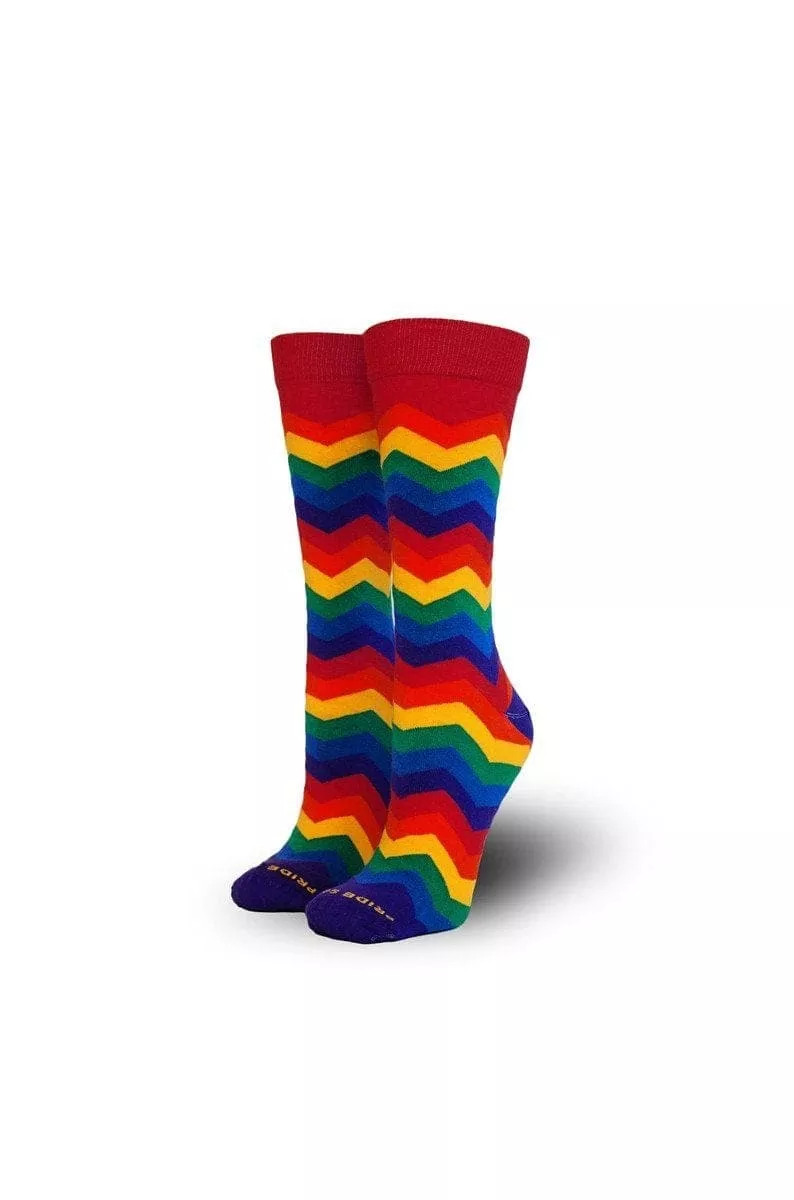 ZigZag Pride Socks, Adult