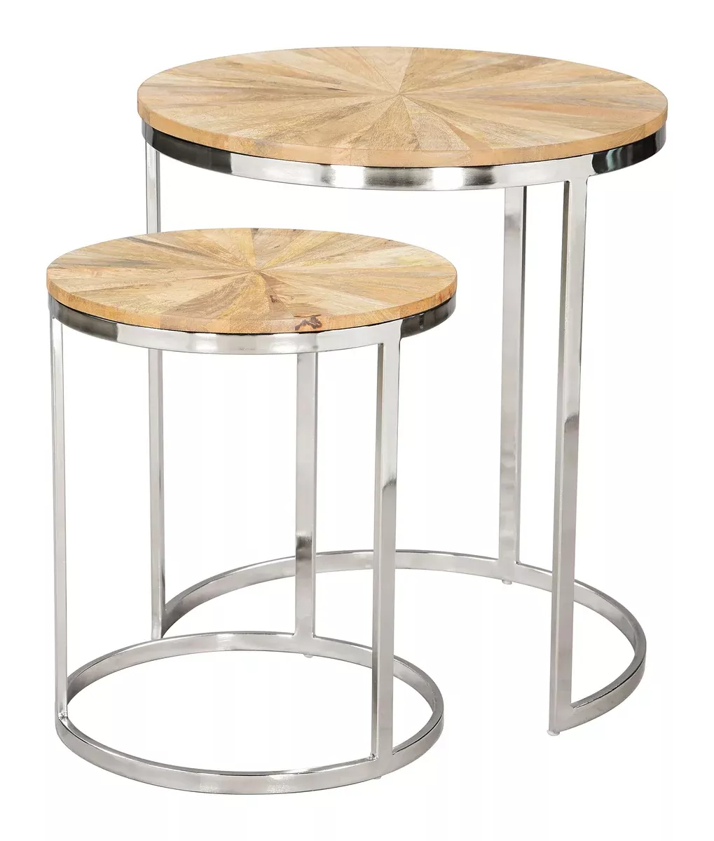 Zuo Bari Coffee Table Set Natural